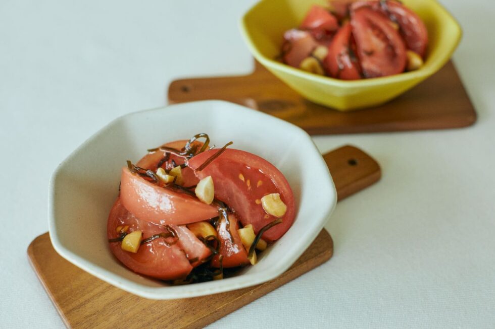 【農家のレシピ】「トマロッソ」が教える「トマトの塩昆布和え」